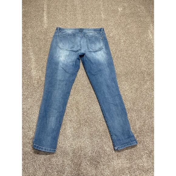 Democracy womens Ab Solution skinny jeans sz 8 9” rise blue jeans stretch denim - Picture 2 of 12